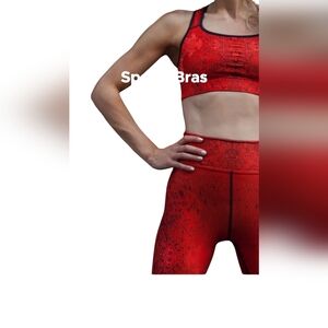 Lions Of Paris Top And Leggings Set size S color Red